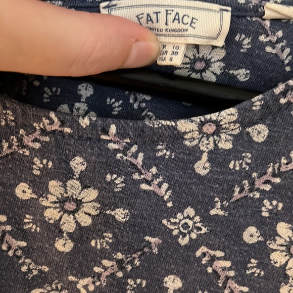 Fatface Simone dress paisley blue GUC - Picture 4 of 4